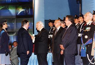 Roma: intervento del Presidente della Repubblica, in forma ufficiale, alla Festa della polizia 1996