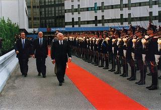 Roma: intervento del Presidente della Repubblica, in forma ufficiale, alla Festa della polizia 1996