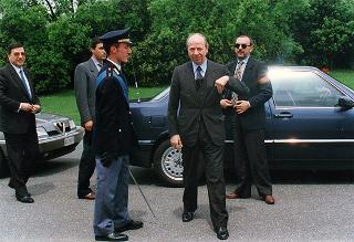 Roma: intervento del Presidente della Repubblica, in forma ufficiale, alla Festa della polizia 1996
