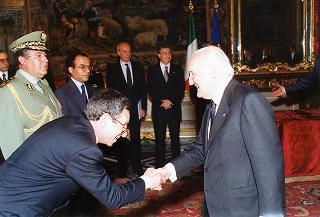 Mohamed Ghoualmi, nuovo ambasciatore della Repubblica Algerina Democratica e Popolare: presentazione lettere credenziali