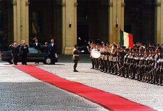 Visita di Stato del Presidente della Repubblica Orientale dell'Uruguay e della signora Sanguinetti