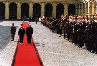 Visita di Stato del Presidente della Repubblica Orientale dell'Uruguay e della signora Sanguinetti
