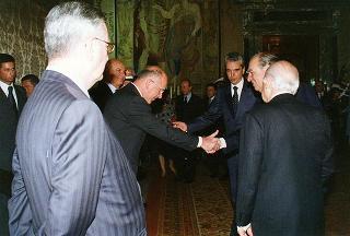 Visita di Stato del Presidente della Repubblica Orientale dell'Uruguay e della signora Sanguinetti