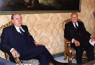 Visita di Stato del Presidente della Repubblica Orientale dell'Uruguay e della signora Sanguinetti