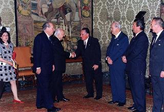Visita di Stato del Presidente della Repubblica Orientale dell'Uruguay e della signora Sanguinetti