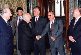 Visita di Stato del Presidente della Repubblica Orientale dell'Uruguay e della signora Sanguinetti