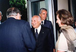 Roma, Istituto italo-latino americano: intervento del Presidente della Repubblica, con il Presidente dell'Uruguay, all'inaugurazione della Mostra "Giovanni Fattori e l'Uruguay"