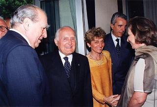 Roma, Istituto italo-latino americano: intervento del Presidente della Repubblica, con il Presidente dell'Uruguay, all'inaugurazione della Mostra "Giovanni Fattori e l'Uruguay"