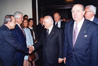 Roma, Istituto italo-latino americano: intervento del Presidente della Repubblica, con il Presidente dell'Uruguay, all'inaugurazione della Mostra "Giovanni Fattori e l'Uruguay"