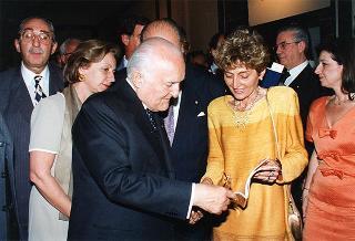 Roma, Istituto italo-latino americano: intervento del Presidente della Repubblica, con il Presidente dell'Uruguay, all'inaugurazione della Mostra "Giovanni Fattori e l'Uruguay"