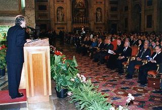 Roma, Basilica di S. Paolo fuori le Mura: intervento del Presidente della Repubblica alla cerimonia di presentazione della Bibbia di Carlo il Calvo