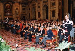 Roma, Basilica di S. Paolo fuori le Mura: intervento del Presidente della Repubblica alla cerimonia di presentazione della Bibbia di Carlo il Calvo