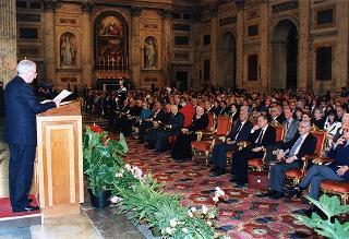 Roma, Basilica di S. Paolo fuori le Mura: intervento del Presidente della Repubblica alla cerimonia di presentazione della Bibbia di Carlo il Calvo