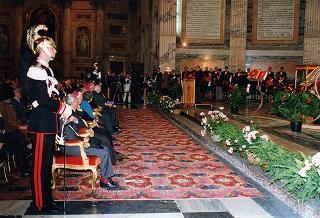 Roma, Basilica di S. Paolo fuori le Mura: intervento del Presidente della Repubblica alla cerimonia di presentazione della Bibbia di Carlo il Calvo