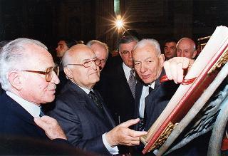 Roma, Basilica di S. Paolo fuori le Mura: intervento del Presidente della Repubblica alla cerimonia di presentazione della Bibbia di Carlo il Calvo