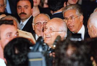 Roma, Basilica di S. Paolo fuori le Mura: intervento del Presidente della Repubblica alla cerimonia di presentazione della Bibbia di Carlo il Calvo