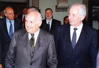 Roma, Basilica di S. Paolo fuori le Mura: intervento del Presidente della Repubblica alla cerimonia di presentazione della Bibbia di Carlo il Calvo