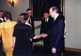 Ricevimento offerto dal Presidente della Repubblica alla rappresentanze diplomatiche estere per il 50° anniversario della Fondazione della Repubblica - Palazzo del Quirinale - Salone dei Corazzieri