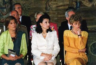 Ricevimento offerto dal Presidente della Repubblica alla rappresentanze diplomatiche estere per il 50° anniversario della Fondazione della Repubblica - Palazzo del Quirinale - Salone dei Corazzieri