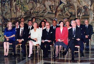 Ricevimento offerto dal Presidente della Repubblica alla rappresentanze diplomatiche estere per il 50° anniversario della Fondazione della Repubblica - Palazzo del Quirinale - Salone dei Corazzieri