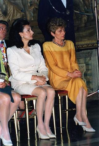 Ricevimento offerto dal Presidente della Repubblica alla rappresentanze diplomatiche estere per il 50° anniversario della Fondazione della Repubblica - Palazzo del Quirinale - Salone dei Corazzieri