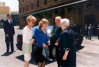 Inaugurazione dell'Archivio Storico del Quirinale, in occasione del 50° anniversario della Fondazione della Repubblica