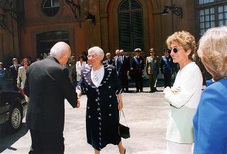 Inaugurazione dell'Archivio Storico del Quirinale, in occasione del 50° anniversario della Fondazione della Repubblica