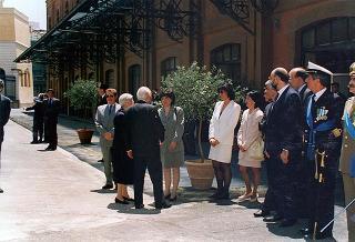 Inaugurazione dell'Archivio Storico del Quirinale, in occasione del 50° anniversario della Fondazione della Repubblica