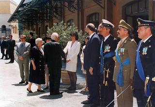 Inaugurazione dell'Archivio Storico del Quirinale, in occasione del 50° anniversario della Fondazione della Repubblica