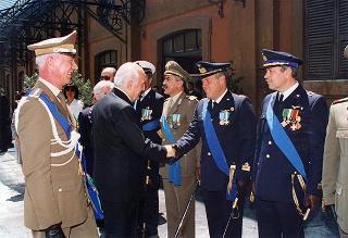 Inaugurazione dell'Archivio Storico del Quirinale, in occasione del 50° anniversario della Fondazione della Repubblica