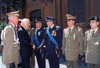 Inaugurazione dell'Archivio Storico del Quirinale, in occasione del 50° anniversario della Fondazione della Repubblica