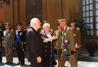 Inaugurazione dell'Archivio Storico del Quirinale, in occasione del 50° anniversario della Fondazione della Repubblica