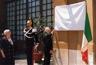 Inaugurazione dell'Archivio Storico del Quirinale, in occasione del 50° anniversario della Fondazione della Repubblica