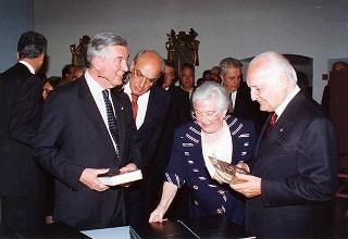 Inaugurazione dell'Archivio Storico del Quirinale, in occasione del 50° anniversario della Fondazione della Repubblica