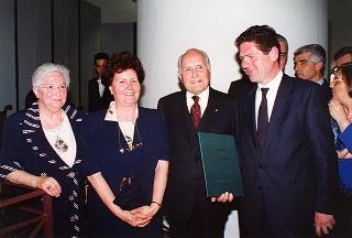 Inaugurazione dell'Archivio Storico del Quirinale, in occasione del 50° anniversario della Fondazione della Repubblica