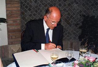 Inaugurazione dell'Archivio Storico del Quirinale, in occasione del 50° anniversario della Fondazione della Repubblica