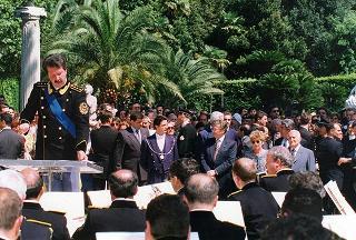 Apertura al pubblico dei giardini del Quirinale, in occasione del 50° anniversario della Fondazione della Repubblica