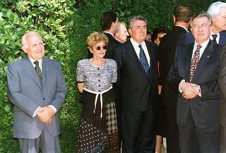 Apertura al pubblico dei giardini del Quirinale, in occasione del 50° anniversario della Fondazione della Repubblica