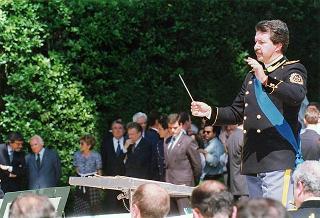 Apertura al pubblico dei giardini del Quirinale, in occasione del 50° anniversario della Fondazione della Repubblica