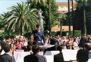Apertura al pubblico dei giardini del Quirinale, in occasione del 50° anniversario della Fondazione della Repubblica