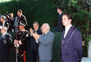 Apertura al pubblico dei giardini del Quirinale, in occasione del 50° anniversario della Fondazione della Repubblica
