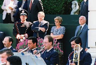 Apertura al pubblico dei giardini del Quirinale, in occasione del 50° anniversario della Fondazione della Repubblica
