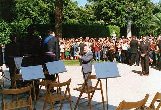 Apertura al pubblico dei giardini del Quirinale, in occasione del 50° anniversario della Fondazione della Repubblica