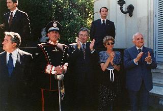Apertura al pubblico dei giardini del Quirinale, in occasione del 50° anniversario della Fondazione della Repubblica