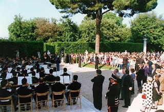 Apertura al pubblico dei giardini del Quirinale, in occasione del 50° anniversario della Fondazione della Repubblica