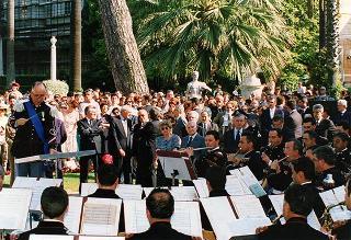 Apertura al pubblico dei giardini del Quirinale, in occasione del 50° anniversario della Fondazione della Repubblica