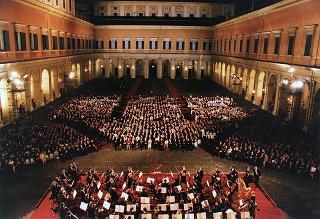 Concerto organizzato in occasione del 50° anniversario della Fondazione della Repubblica - Cortile d'Onore Palazzo del Quirinale