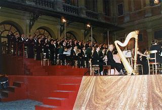 Concerto organizzato in occasione del 50° anniversario della Fondazione della Repubblica - Cortile d'Onore Palazzo del Quirinale