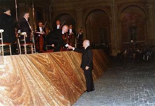 Concerto organizzato in occasione del 50° anniversario della Fondazione della Repubblica - Cortile d'Onore Palazzo del Quirinale