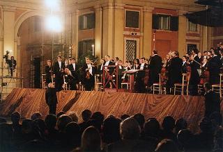 Concerto organizzato in occasione del 50° anniversario della Fondazione della Repubblica - Cortile d'Onore Palazzo del Quirinale